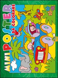 Mini poster da colorare. Verde