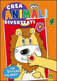 Crea animali divertenti. Con adesivi. Vol. 4
