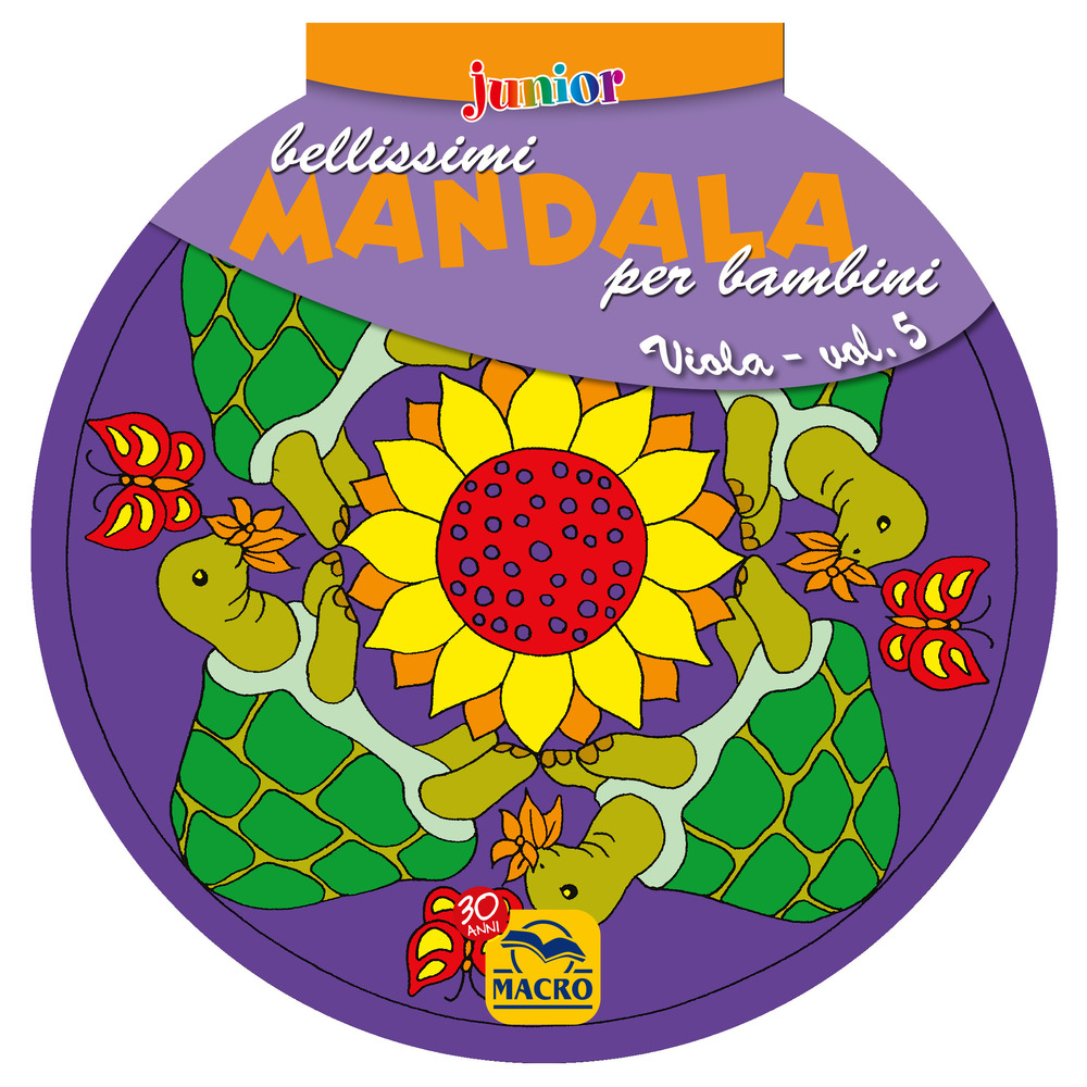 Bellissimi mandala per bambini. Vol. 5: Volume viola