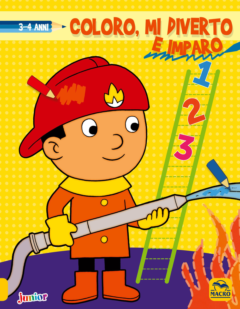 Coloro, mi diverto e imparo. Da 3 a 4 anni