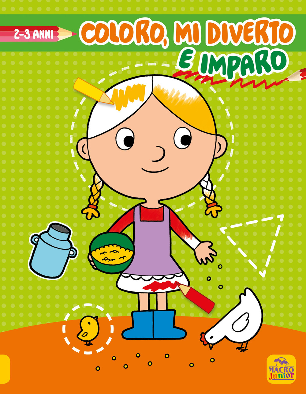 Coloro, mi diverto e imparo. Da 2 a 3 anni