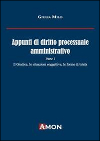 Appunti di diritto processuale amministrativo. Vol. 1: Il giudice, le situazioni soggettive, le forme di tutela