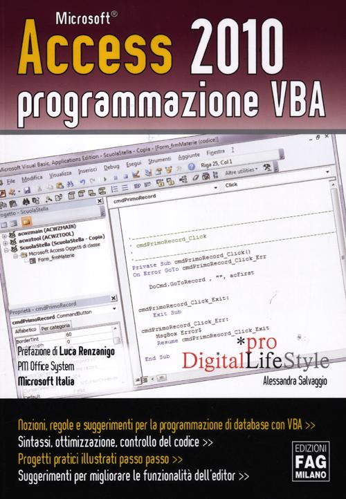 Access 2010 programmazione VBA