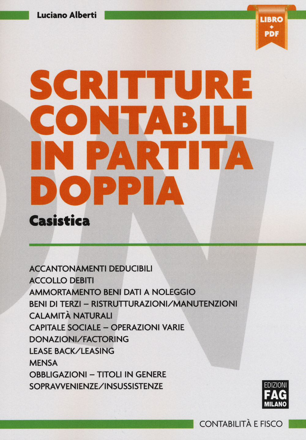 Scritture contabili in partita doppia. Casistica