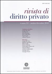 Rivista di diritto privato. Vol. 4