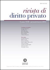 Rivista di diritto privato. Vol. 1