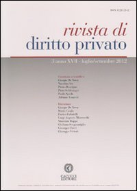 Rivista di diritto privato. Vol. 3