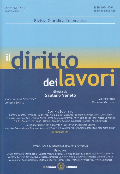 Il diritto dei lavori. Vol. 1