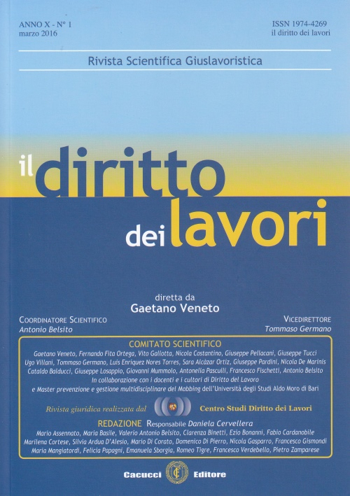 Il diritto dei lavori. Vol. 1