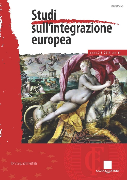 Studi sull'Integrazione europea. Vol. 2-3