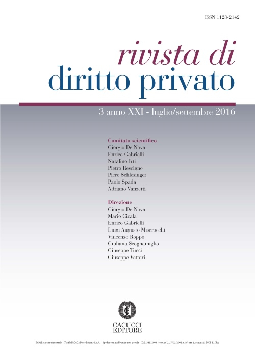 Rivista di diritto privato. Vol. 3