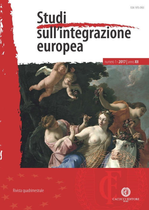 Studi sull'integrazione europea. Vol. 1