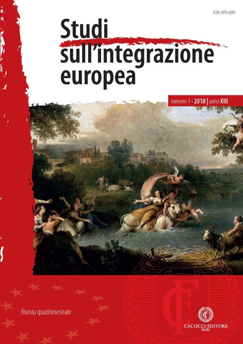 Studi sull'integrazione europea. Vol. 1