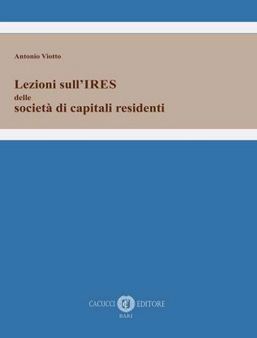 Lezioni sull’IRES delle società di capitali residenti