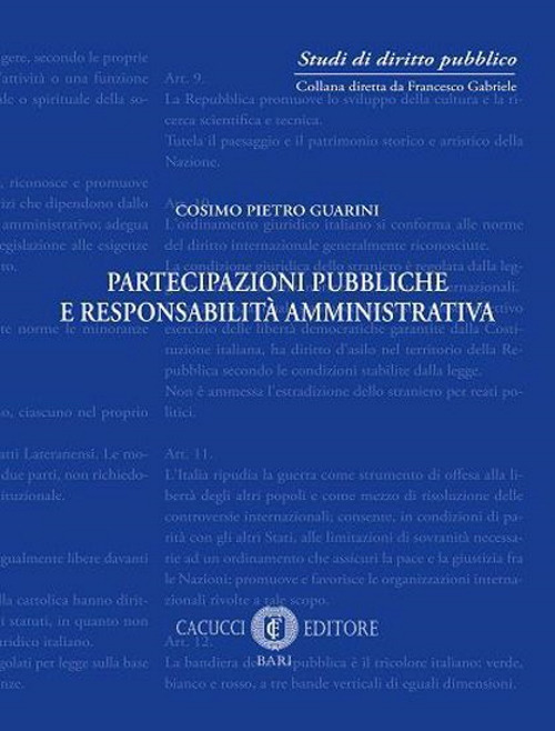 Partecipazioni pubbliche e responsabilità amministrativa