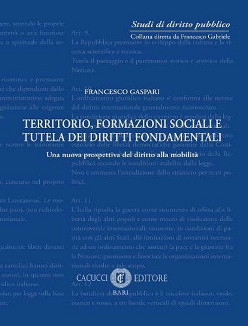 Territorio, formazione sociale e tutela dei diritti fondamentali. Una nuova prospettiva del diritto alla mobilità