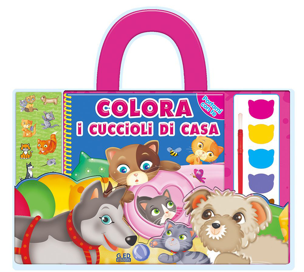Colora i cuccioli di casa