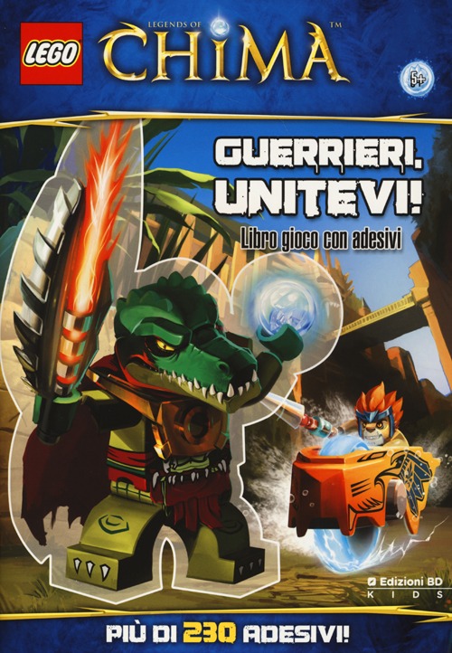 Guerrieri, uniti! Legends of Chima. Lego Brickmaster. Con adesivi