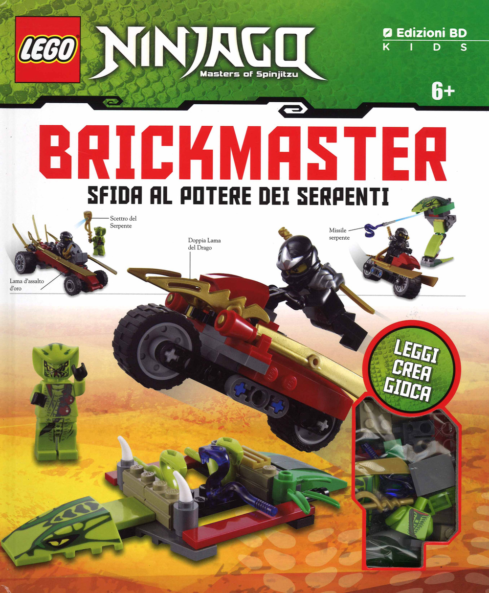 Sfida al potere dei serpenti. Ninjago. Lego Brickmaster