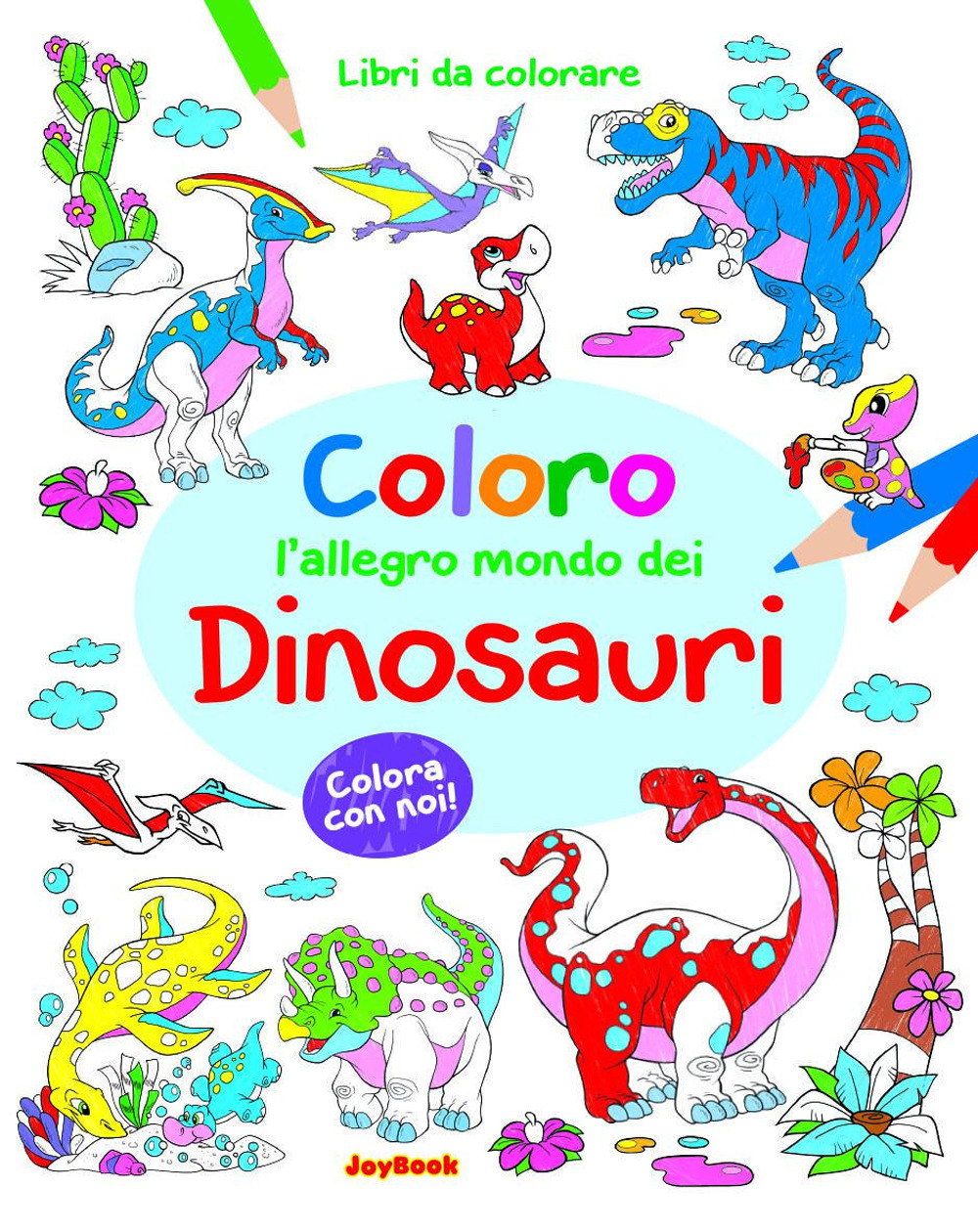 Coloro l'allegro mondo dei dinosauri