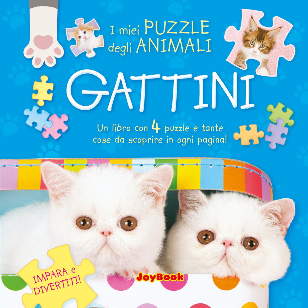 Gattini. Gioca e divertiti! Libro puzzle