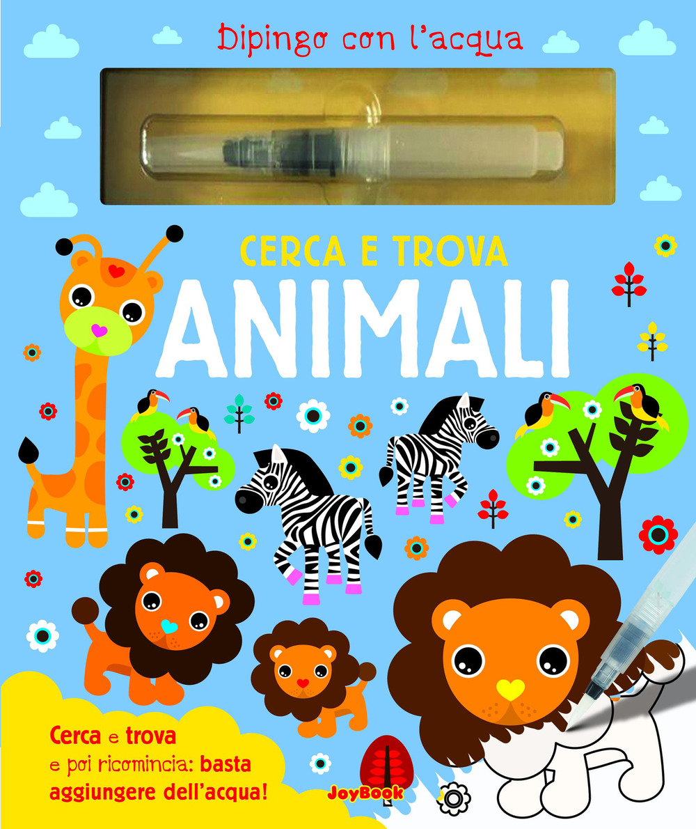 Cerca e trova animali. Dipingo con l'acqua