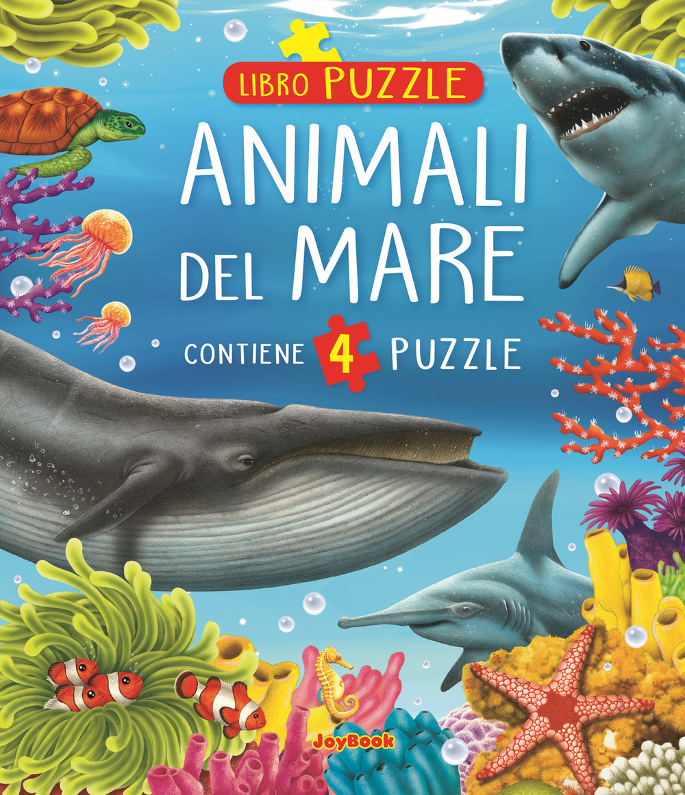 Animali del mare. Libro puzzle