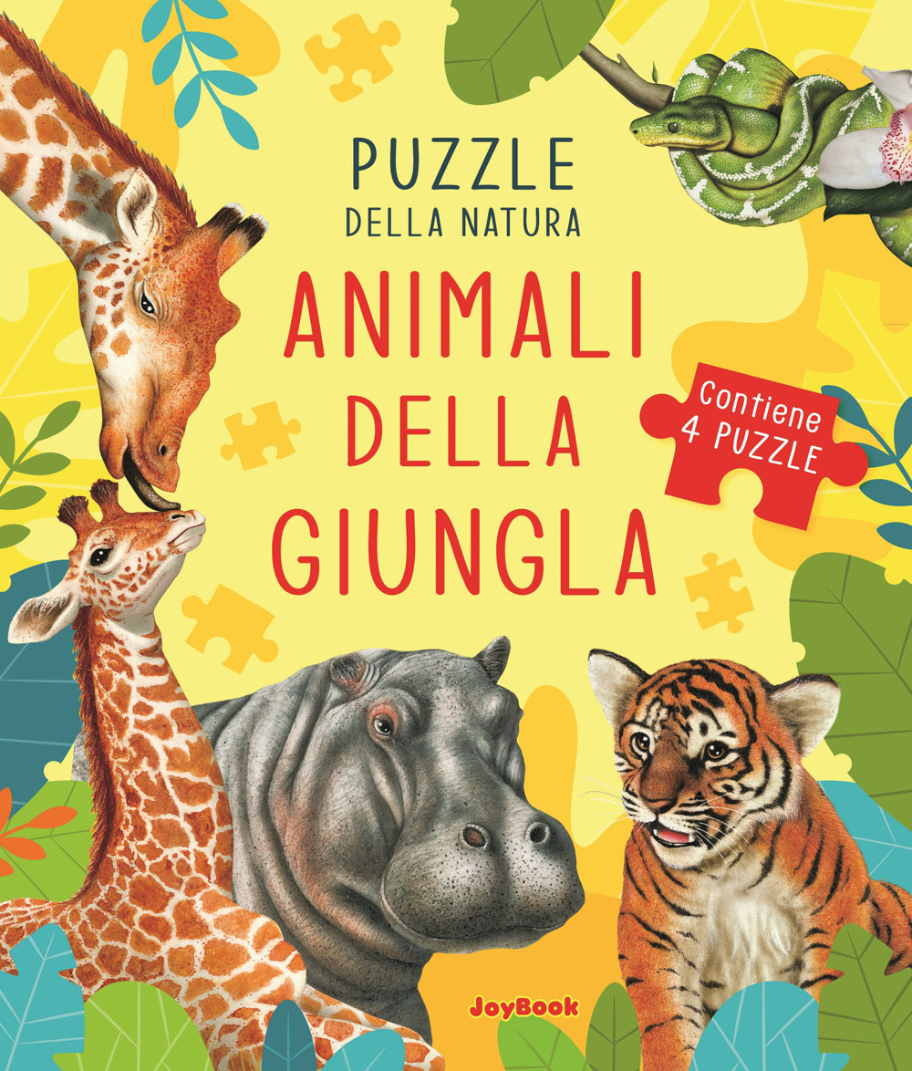 Animali della giungla. Puzzle della natura. Libro puzzle