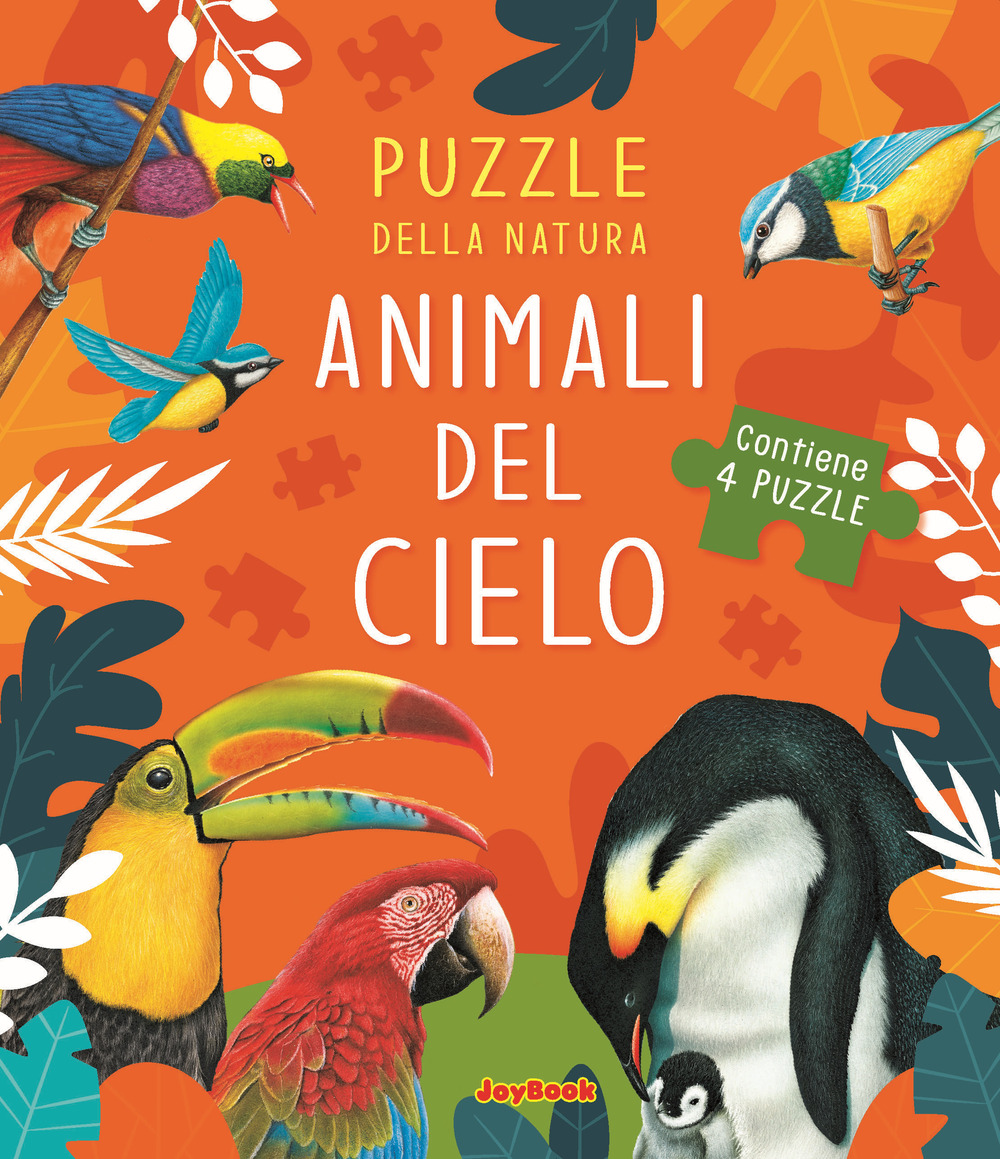 Animali del cielo. Puzzle della natura. Libro puzzle