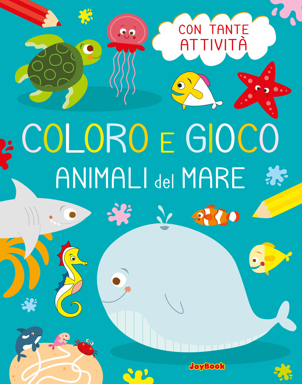 Animali del mare. Coloro e gioco
