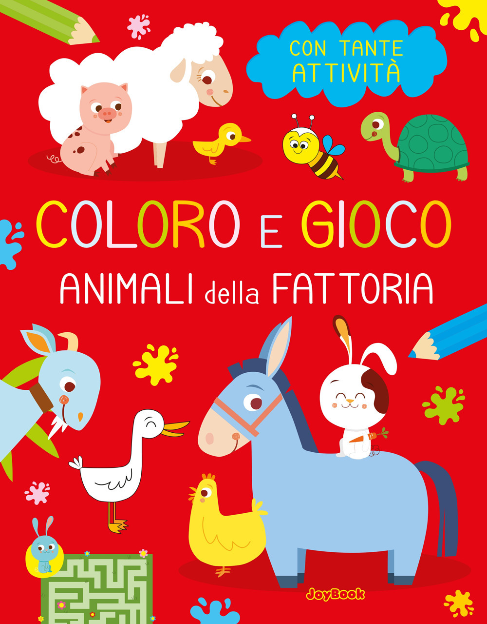 Animali della fattoria. Coloro e gioco