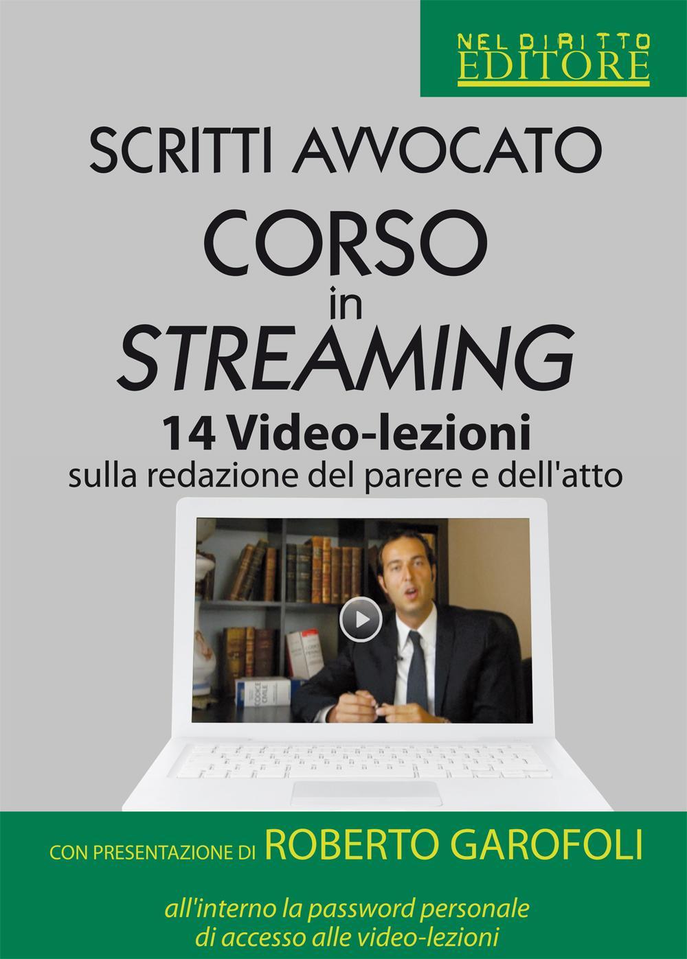 Sos pareri. 4 correzioni personalizzate. Corso in streaming. 14 video-lezioni sulla redazione del parere e dell'atto