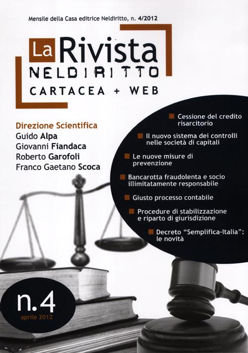 La rivista di Neldiritto. Vol. 4