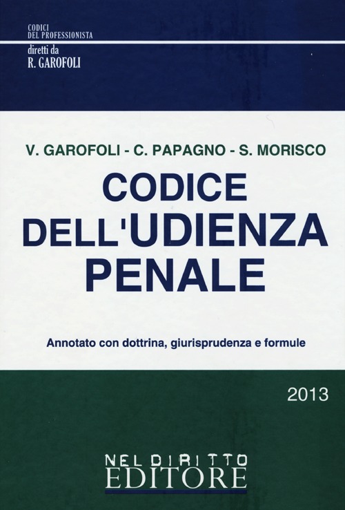 Codice dell'udienza penale