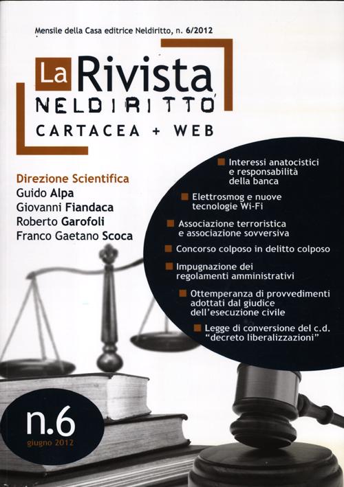 La rivista di Neldiritto. Vol. 6