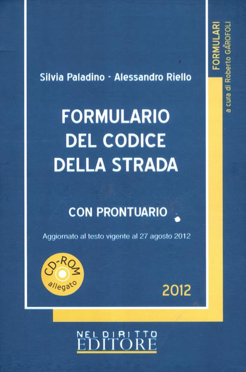 Formulario del codice della strada con prontuario