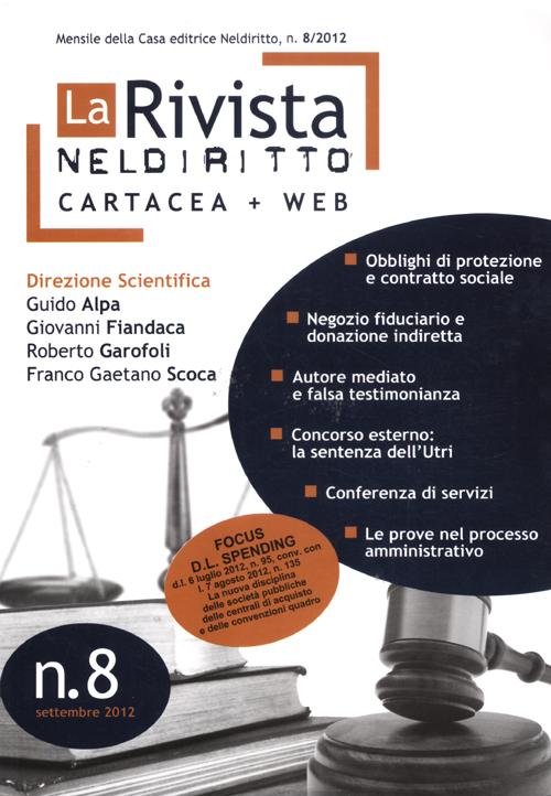 La rivista di Neldiritto. Vol. 8