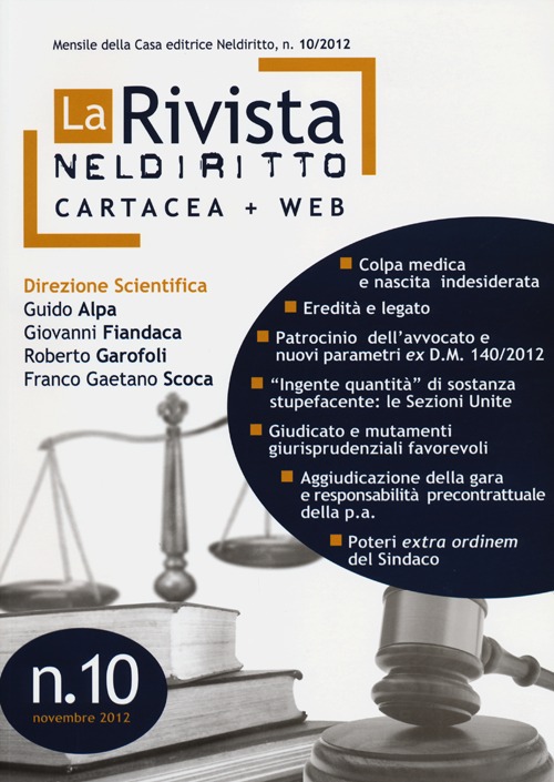 La rivista di Neldiritto. Vol. 10