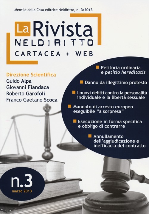 La rivista di Neldiritto. Vol. 3