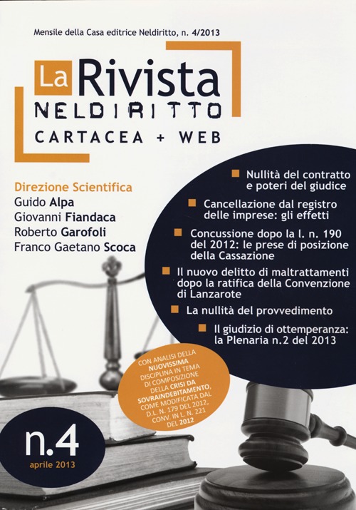La rivista di Neldiritto. Vol. 4