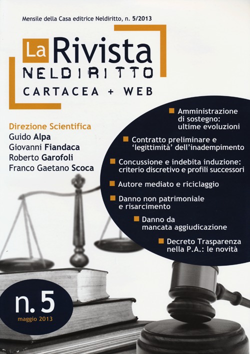 La rivista di Neldiritto. Vol. 5