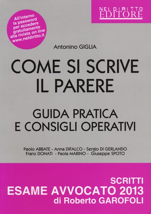 Come si scrive il parere. Guida pratica e consigli operativi