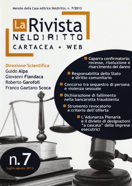 La rivista di Neldiritto. Vol. 7