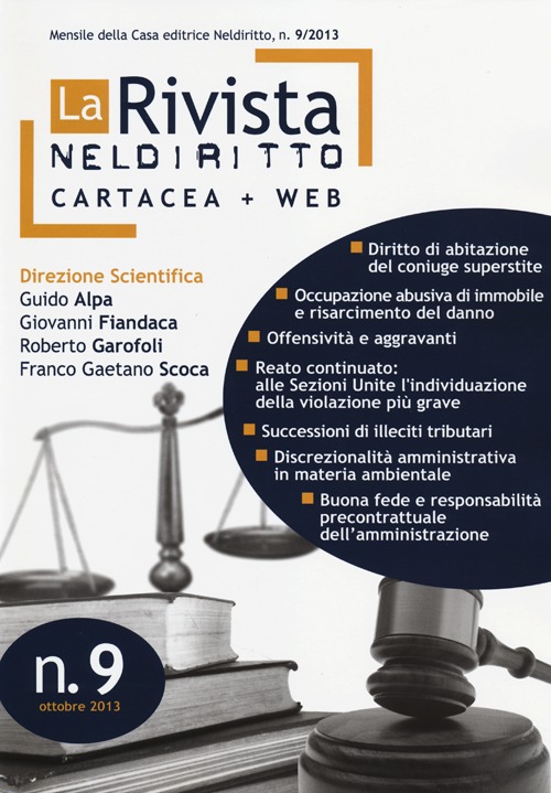 La rivista di Neldiritto. Vol. 9