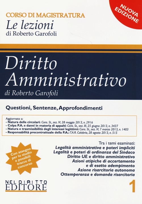 Diritto amministrativo. Vol. 1