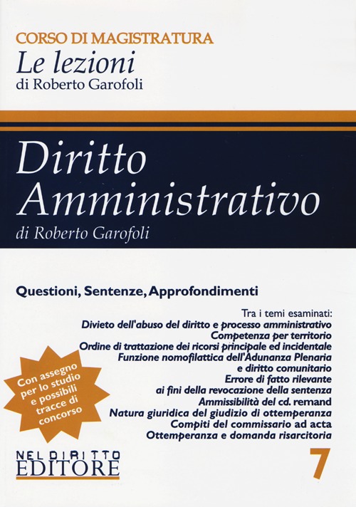 Diritto amministrativo. Vol. 7