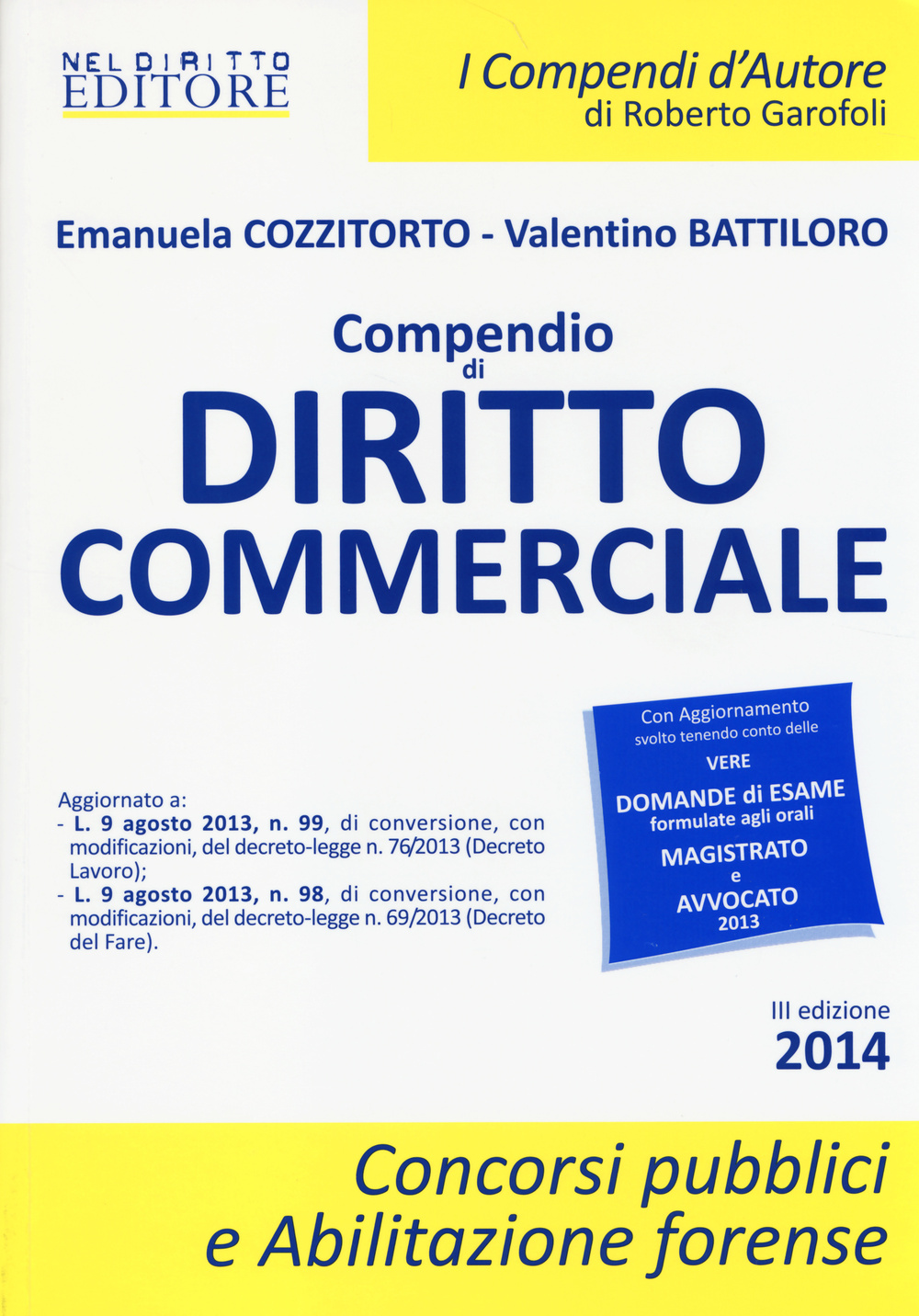 Compendio di diritto commerciale