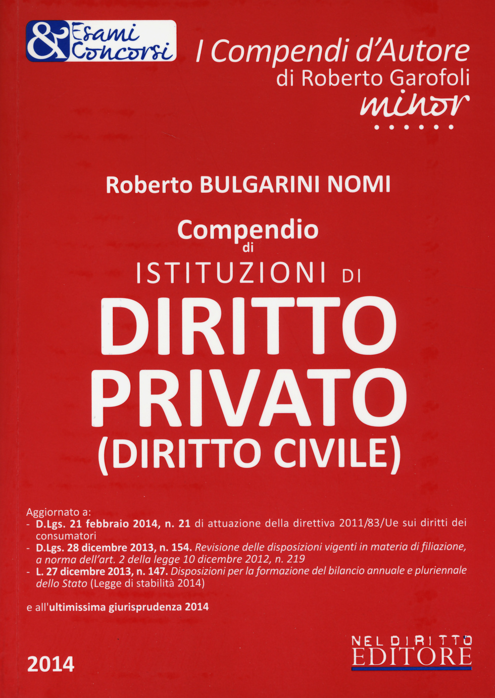 Compendio di istituzioni di diritto privato (diritto civile)