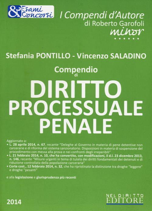 Compendio di diritto processuale penale
