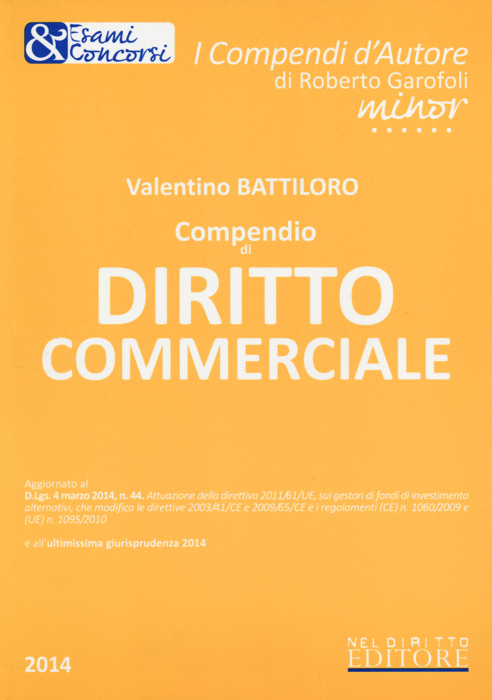 Compendio di diritto commerciale